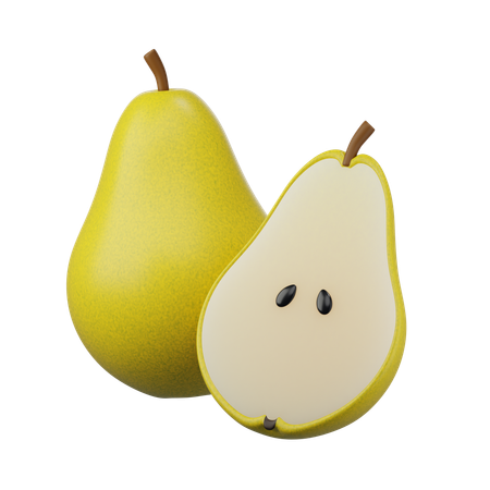 Pear 3d icon  3D Icon