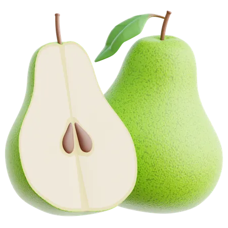 Pear  3D Icon