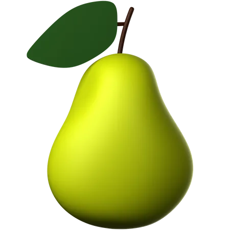 Pear  3D Icon