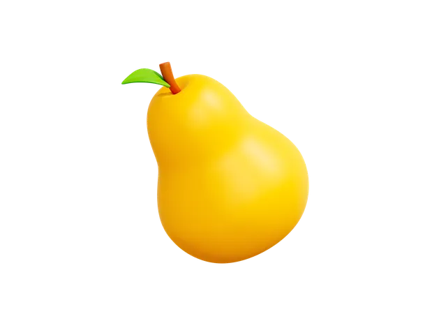 Pear  3D Icon