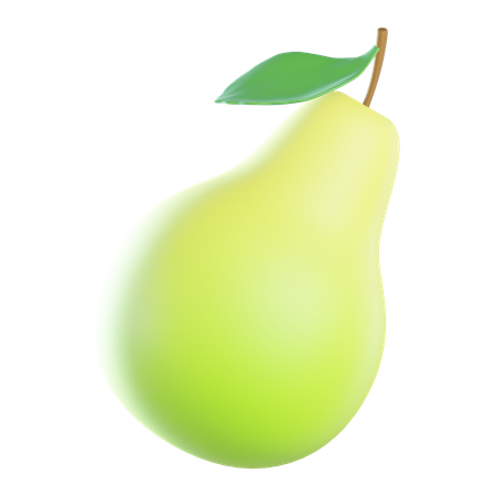 Pear  3D Icon