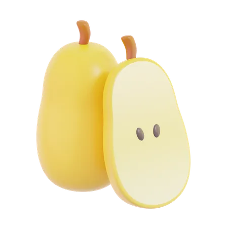 Pear  3D Icon