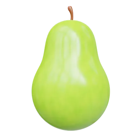 Pear  3D Icon