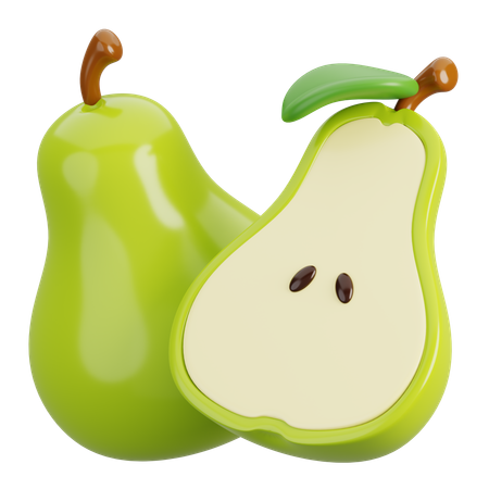 Pear  3D Icon