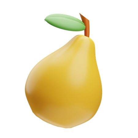 Pear  3D Icon
