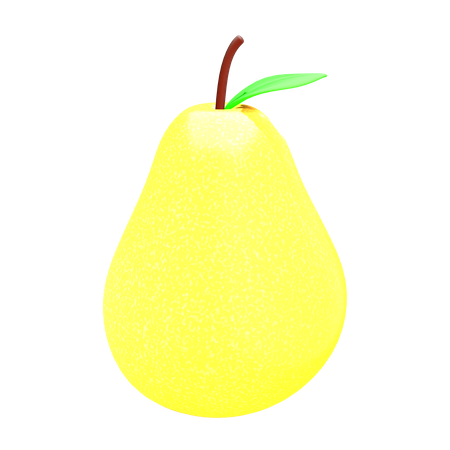 Pear  3D Icon