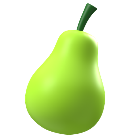Pear  3D Icon