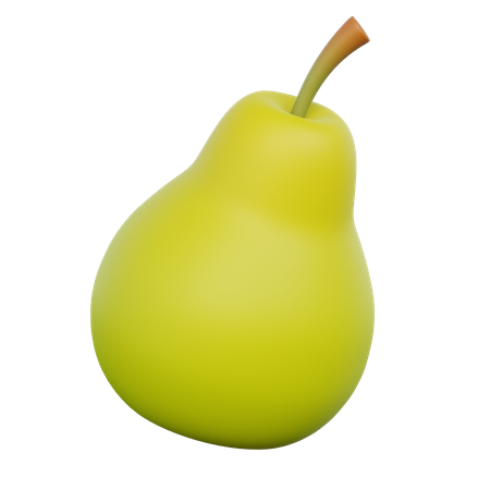 Pear  3D Icon
