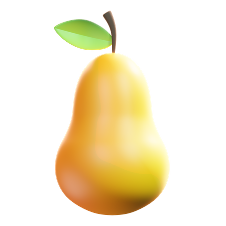 Pear  3D Icon
