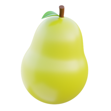 Pear  3D Icon