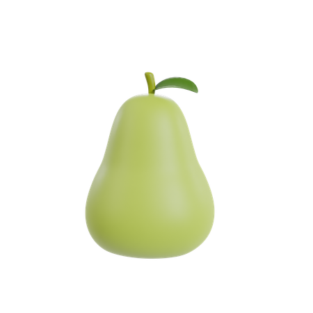 Pear  3D Illustration