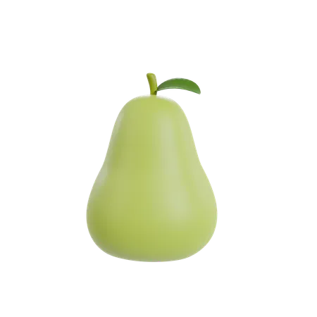 Pear  3D Illustration