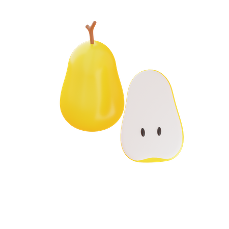 Pear  3D Illustration