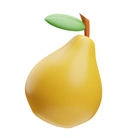 Pear  3D Illustration