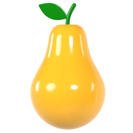 Pear  3D Illustration