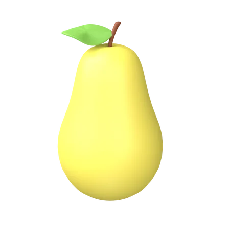 Pear 3 D Illustration Rendering 3D Icon