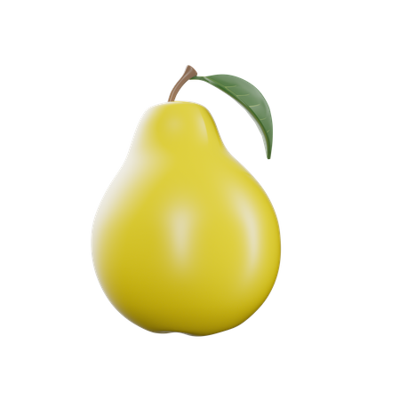 Pear  3D Icon