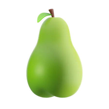Pear Fruit 3 D Illustration 3D Icon
