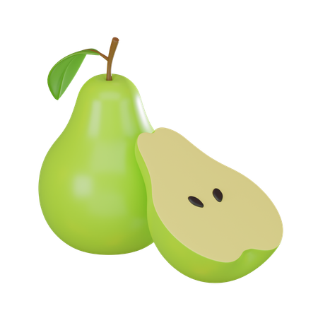 Pear Fruit  3D Icon