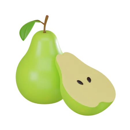 Pear Fruit  3D Icon