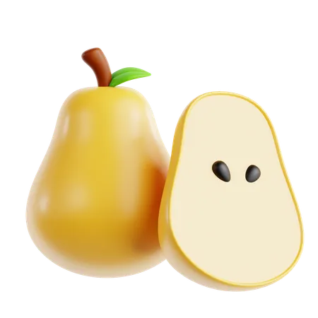 Pear Fruit  3D Icon