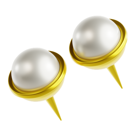 Pearl Earrings  3D Icon