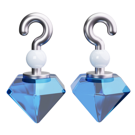 Pearl Earrings  3D Icon