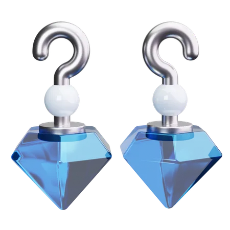 Pearl Earrings  3D Icon