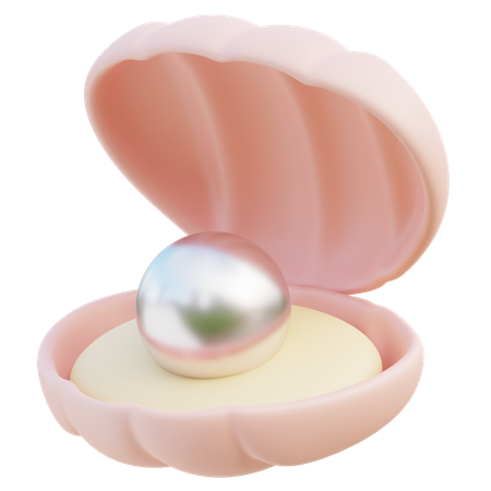 Pearl shell  3D Icon