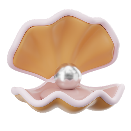 Pearl Shell  3D Icon