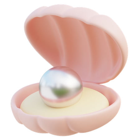 Pearl shell  3D Icon