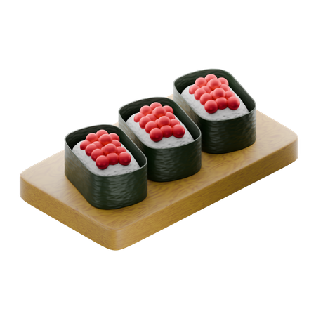 Pearl Sushi  3D Icon