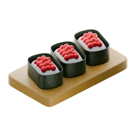 Pearl Sushi  3D Icon