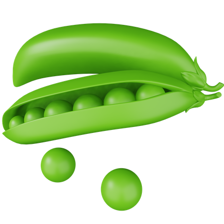 Peas  3D Icon