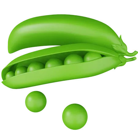 Peas  3D Icon