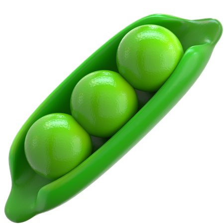 Peas  3D Icon