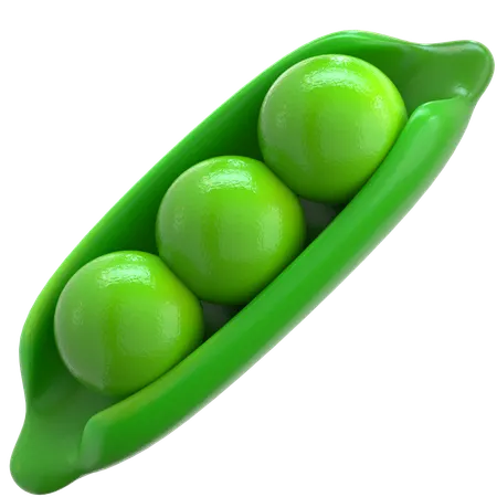 Peas  3D Icon