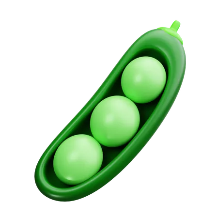 Peas  3D Icon