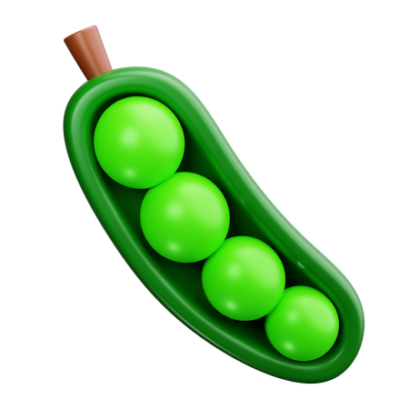 Peas  3D Icon