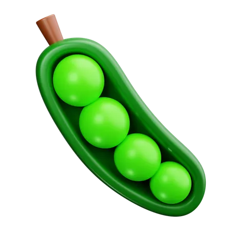 Peas  3D Icon