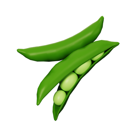 Peas  3D Icon