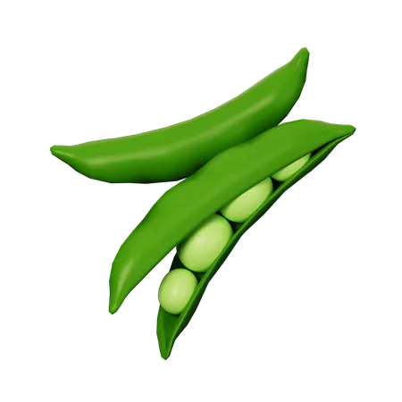 Peas  3D Icon