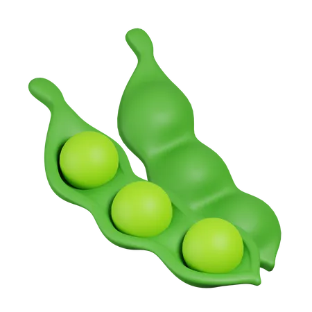 Peas  3D Icon