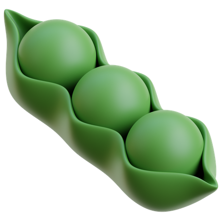 Peas  3D Icon