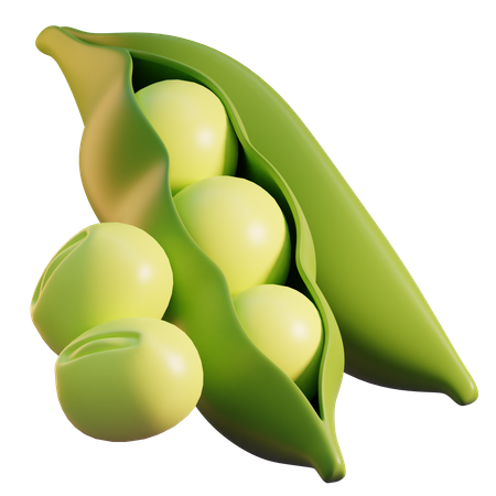 Peas  3D Icon