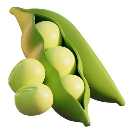 Peas  3D Icon