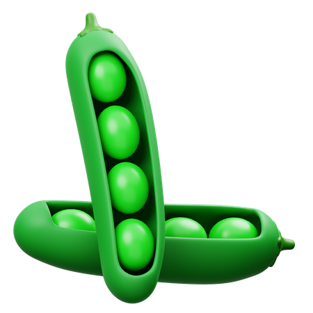 Peas  3D Icon