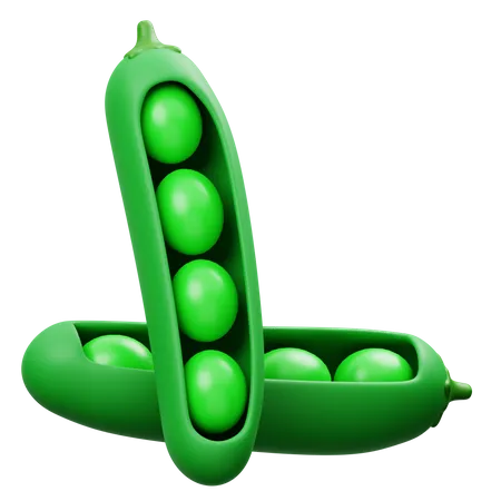 Peas  3D Icon