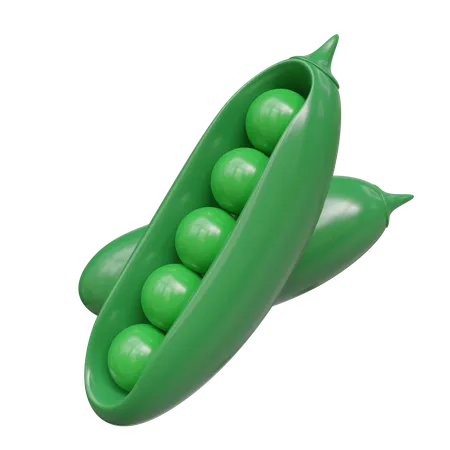 Peas  3D Icon