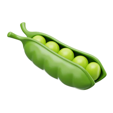 Peas  3D Icon